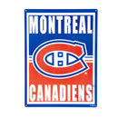 15.5"L x 11.5"H Medium Metal Wall Sign, Montreal Canadiens