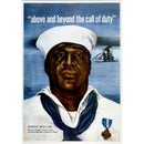 Above and Beyond the Call of Duty US Vintage Military 15.5"L x 11.5"H Metal USA Wall Decor