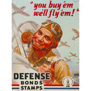 You Buy 'Em, We'll Fly 'Em! US Vintage Military 15.5"L x 11.5"H Metal USA Wall Decor