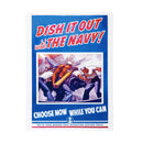 Dish it Out with the Navy US Navy Metal USA Wall Decor, 15.5"L x 11.5"H