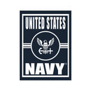 U.S. Navy Medium Metal Wall Sign, 15.5"L x 11.5"H