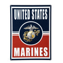 U.S. Marine Corps Medium Metal Wall Sign 15.5"L x 11.5"H