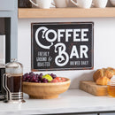 USA Indoor Wall Decor, Metal Sign, Coffee Bar, 11.5" L x 15.5" H