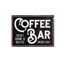 USA Indoor Wall Decor, Metal Sign, Coffee Bar, 11.5" L x 15.5" H