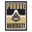 15.5"L x 11.5"H Medium Metal Wall Sign, Purdue University