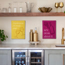 Made in the USA Metal Sign, "Chardonnay s'il vous plait", 11.5"L x 15.5"H