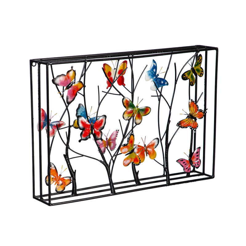 Layered Butterflies Wall Decor, 22.5"L x 15.5"H