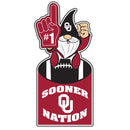 University of Oklahoma Gnome Metal Sign 10"L x 30"H