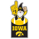 University of Iowa Gnome Metal Sign 10"L x 30"H