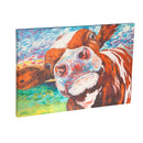 Petal & Plow Outdoor Wall Decor, Outdoor Canvas, Curious Cow, 36" L x 24" H, Set of 2