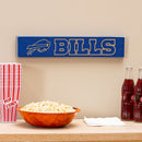 Buffalo Bills Engraved Wood Sign, 3.5" x 18"