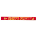 Kansas City Chiefs Engraved Wood Sign, 1.5" x 18"