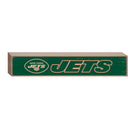 New York Jets Engraved Wood Sign, 3.5" x 18"