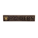 Las Vegas Raiders Engraved Wood Sign, 3.5" x 18"