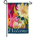 Floral Fanfare Garden Suede Flag