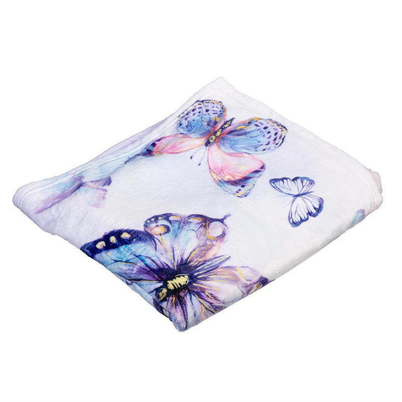 Season To Sparkle Plush Blanket, Butterfly, 60"L x 50"W