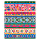 Geometric Tapestry Plush Blanket, 50" x 60"