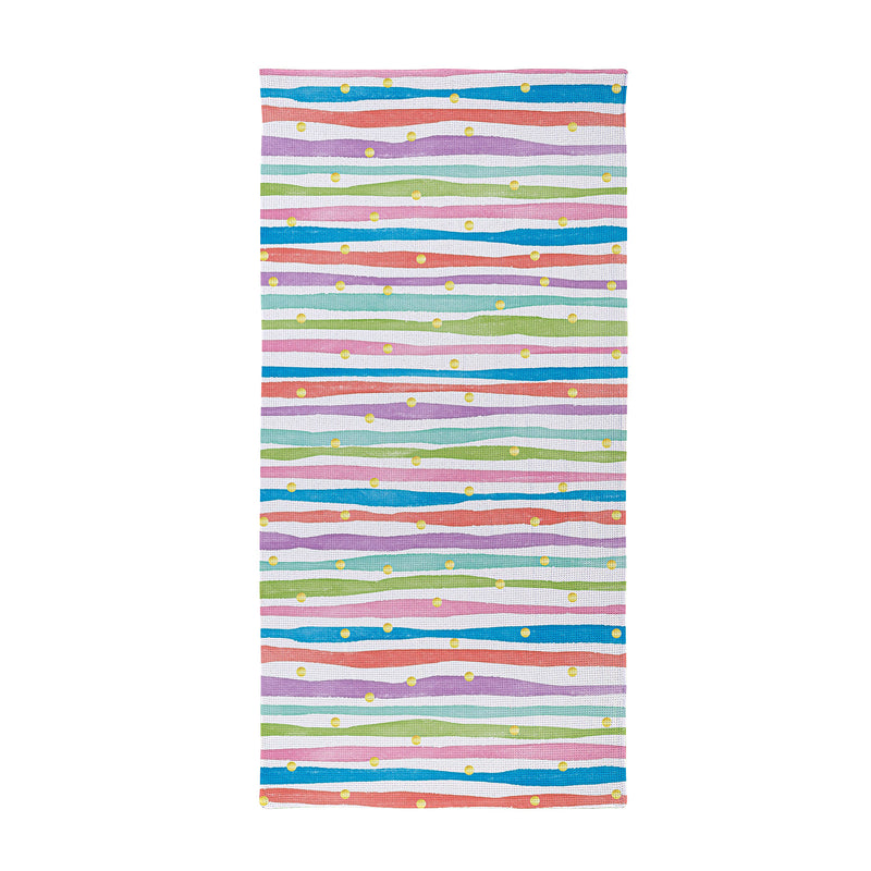 Stripes and Checkers Quick Dry Towel and Matching Carrying Case, 60" x 30"