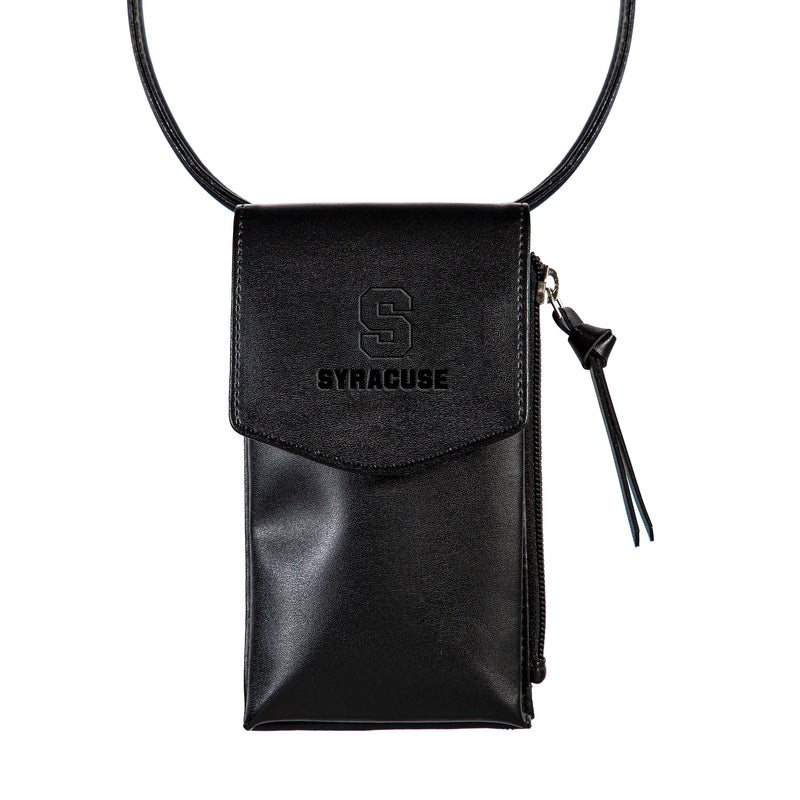 Syracuse University, Cross Body Wallet, Black