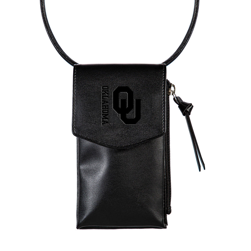 University of Oklahoma, Cross Body Wallet, Black