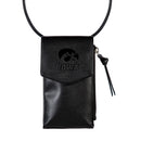 University of Iowa, Cross Body Wallet, Black