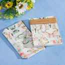 Butterflies Fabric Pouch and Notebook Set