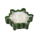 Heartfelt Cheer Candle, Ceramic Snowflake Shaped Soy Blend Wax Candle, CDU
