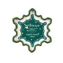 Heartfelt Cheer Candle, Ceramic Snowflake Shaped Soy Blend Wax Candle, CDU