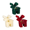Shades of Emerald Candle, Reindeer Shaped Wax Candle with Bell, CDU
