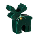 Shades of Emerald Candle, Reindeer Shaped Wax Candle with Bell, CDU