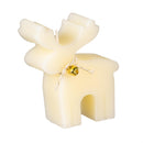 Shades of Emerald Candle, Reindeer Shaped Wax Candle with Bell, CDU