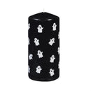 Halloween Ghost Pillar Wax Candle, Set of 2
