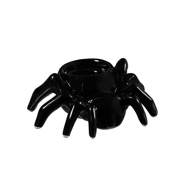 Ceramic Halloween Spider Tealight Candle Holder