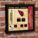 Scoreboard Wall Clock, Arizona Cardinals
