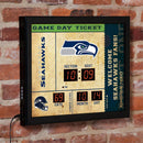Scoreboard Wall Clock, Seattle Seahawks