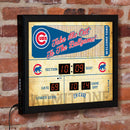 Scoreboard Wall Clock, Chicago Cubs