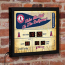 Scoreboard Wall Clock, Los Angeles Angels