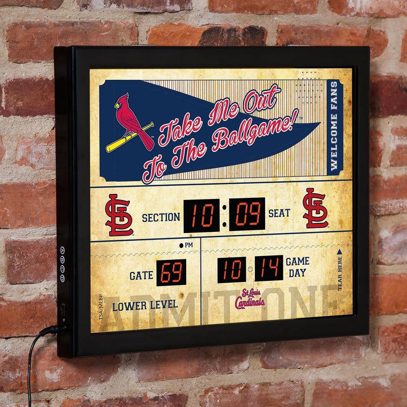 Scoreboard Wall Clock, Saint Louis Cardinals