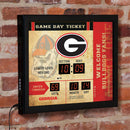 Scoreboard Wall Clock, Georgia