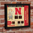 Scoreboard Wall Clock, Nebraska