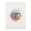 Lavender Gardener Paper Pop Up Card