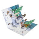 Christmas Dogs Paper Pop Up Card