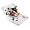 Winter Gardener Paper Pop Up Card