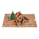 Christmas Bear Paper Pop Up Card