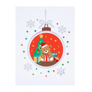 Christmas Bear Paper Pop Up Card