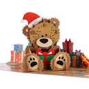 Christmas Bear Paper Pop Up Card