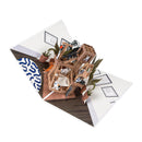 Cat Tree Paper Pop Up Card