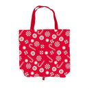 Baking Spirits Bright Tote Foldable Compact Tote Bag, Candy Cane, 15.5"L x 4.5"W x 16.5"H