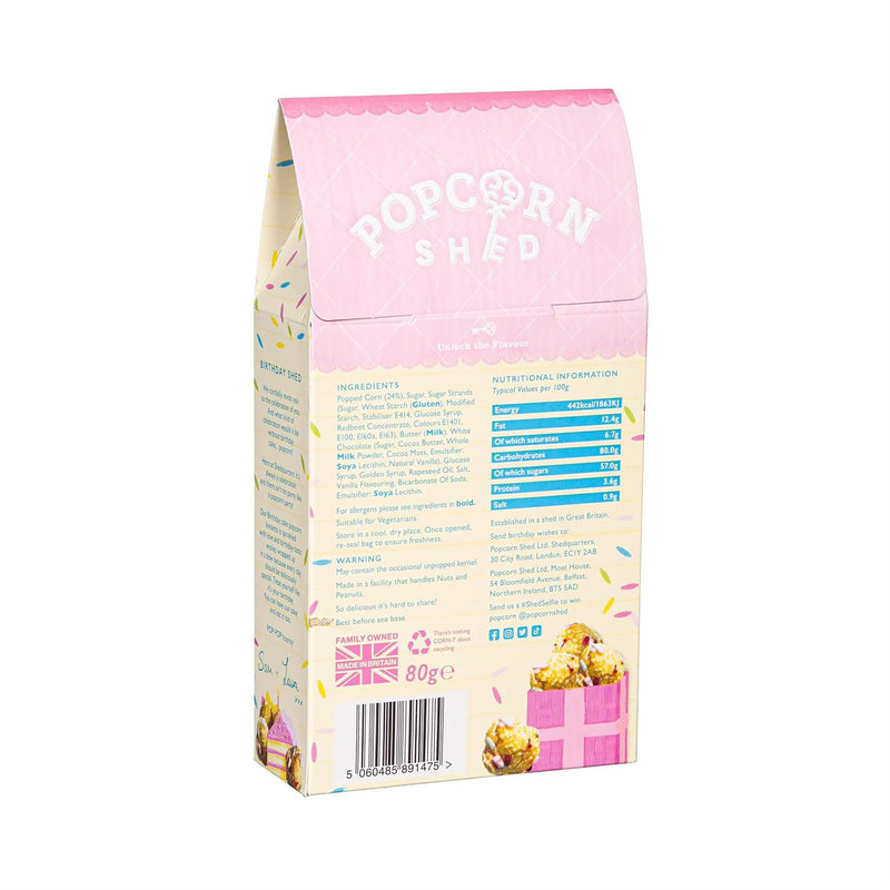Popcorn Shed Popcorn, Birthday Cake 80g/3oz