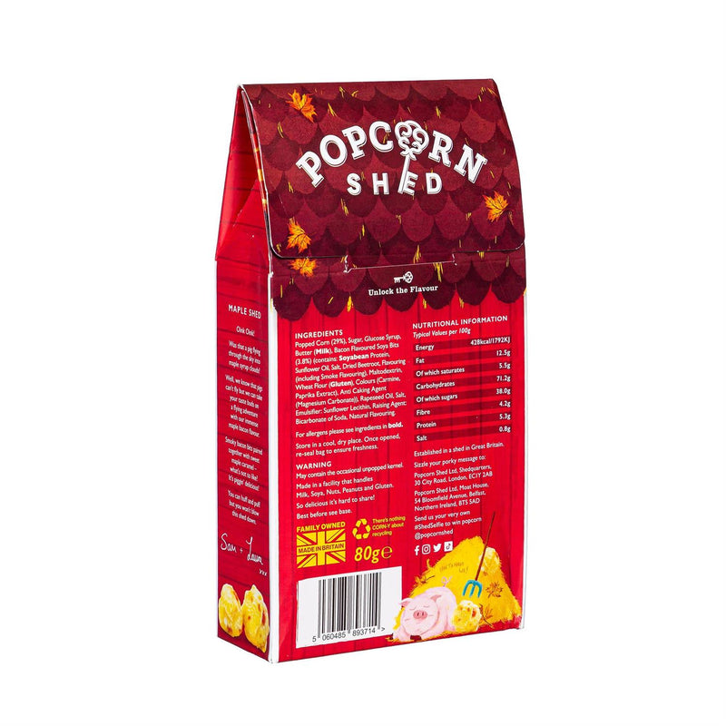 Popcorn Shed Maple Bacon, 80g/3oz